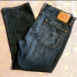 Levi's Dark Indigo Straight Jeans